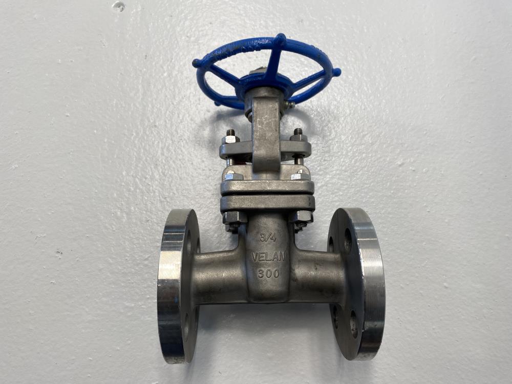 Velan 3/4" 300# Raised Face CF8M Gate Valve, F04-1064C-13GX